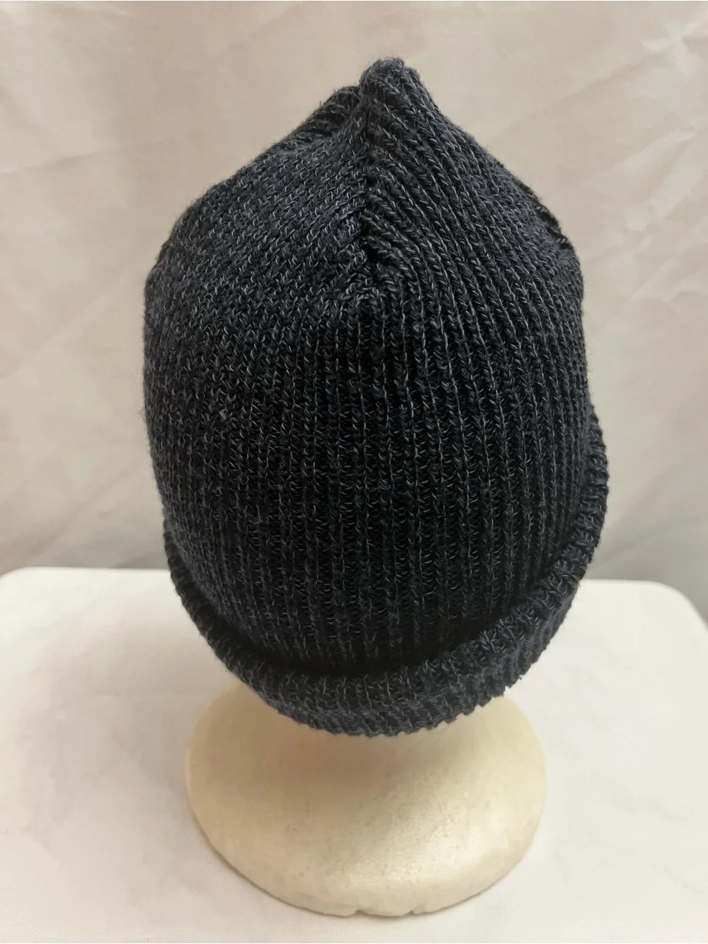 Columbia Mountain Logo Cuffed Knit Beanie Black Gray One Size